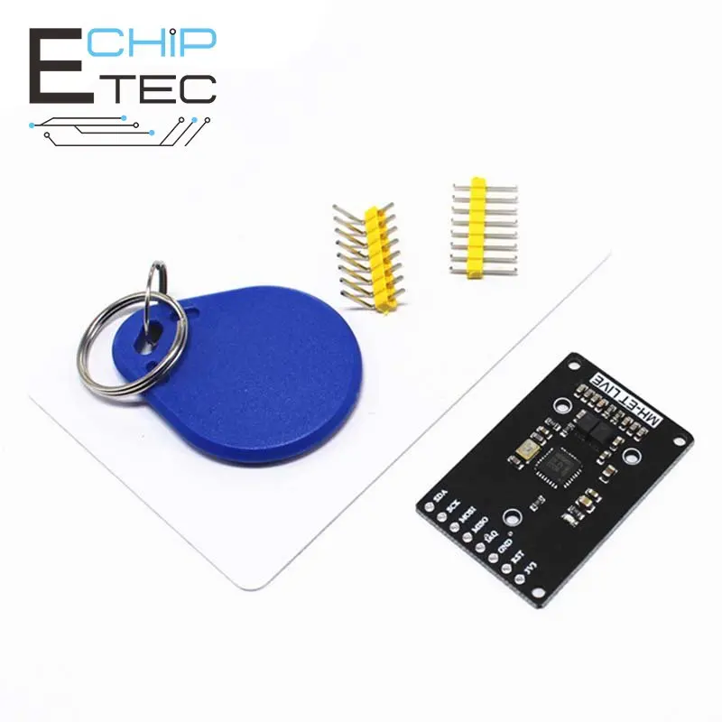 

Free shipping 1PCS/2PCS RFID Module RC522 Mini Kits S50 13.56 Mhz 6cm with Tags SPI Write & Read for Arduino Uno 2560