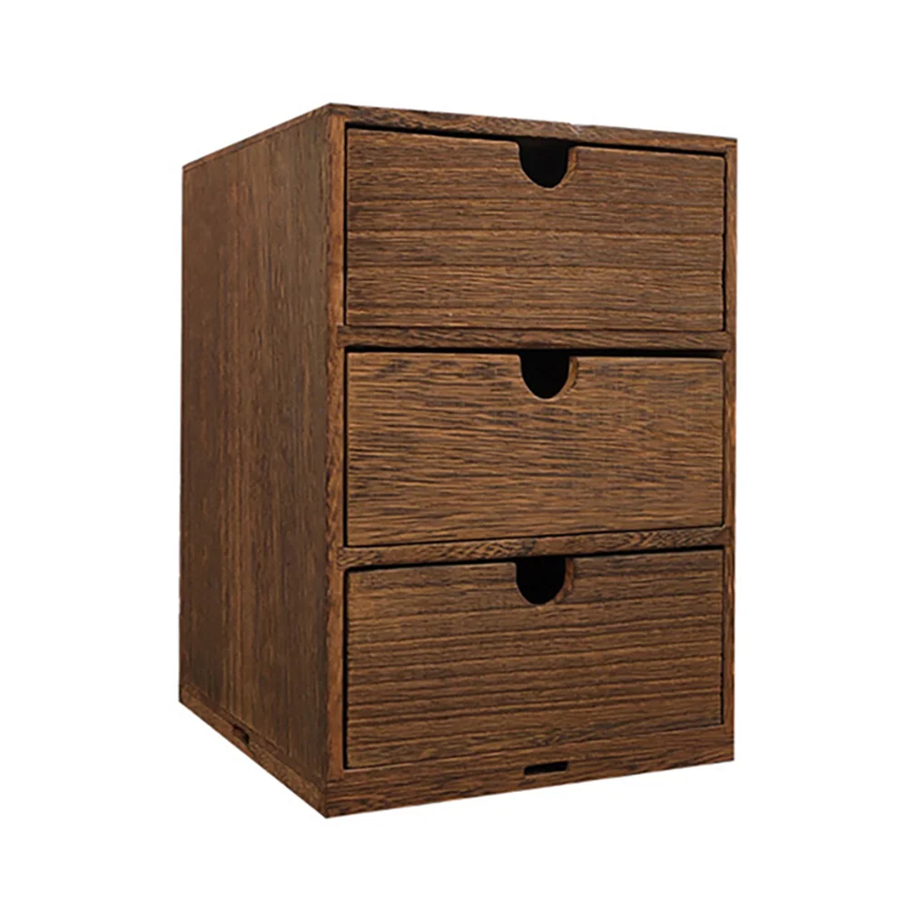 

Under The Table Wood Drawer Shelf Multi-layer Storage Retro Box​​​​​​​ Organizer