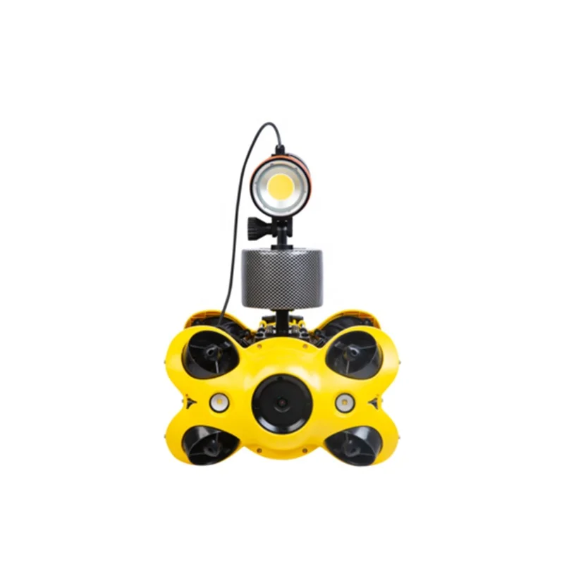 High Quality Remote Operated Drone Underwater Robot| Equipped with 4K UHD camera, 8 vector thruster layout, all-round movement