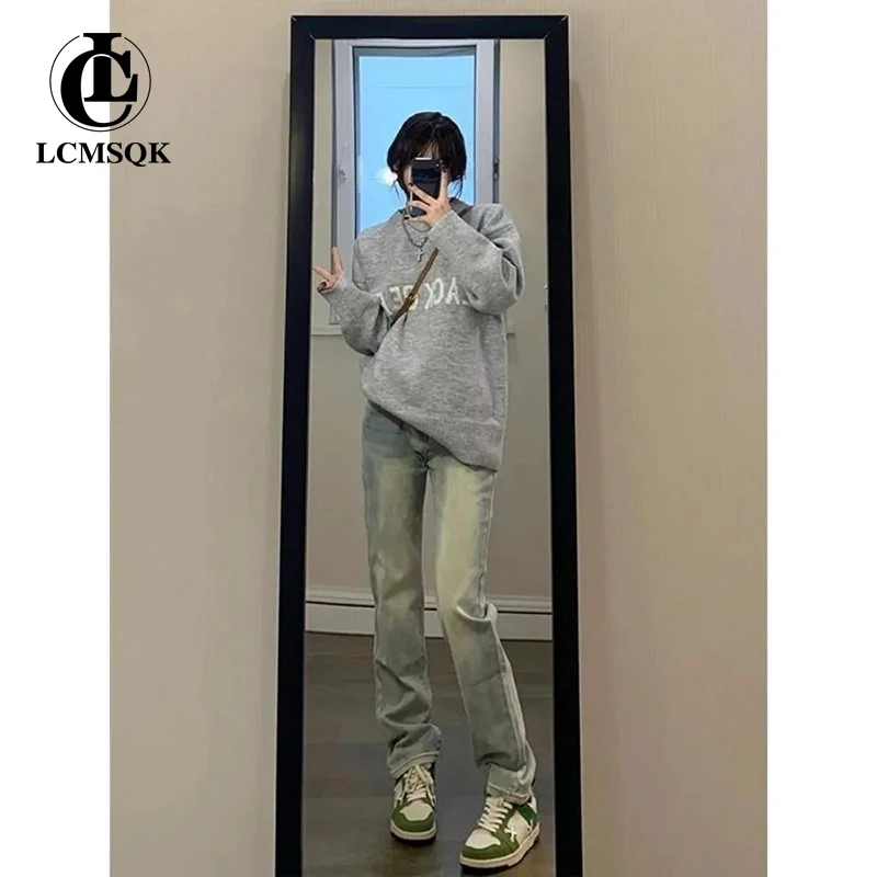 Streetwear Denim Vintage Clothes Women's Pants Newjeans Baggy Jeans Woman High Waist Female Clothing Korean Fashion Y2k