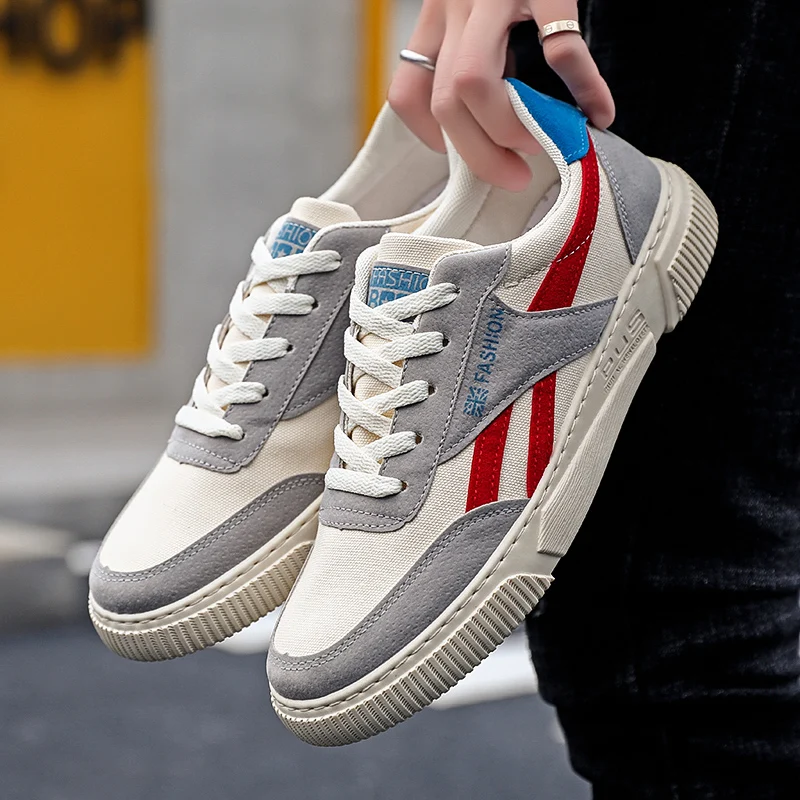 

New Men Casual Men's Sneakers Casual Walking Shoes All-match Student Men Flats Footwear Slip-on Personality Zapatillas Hombre