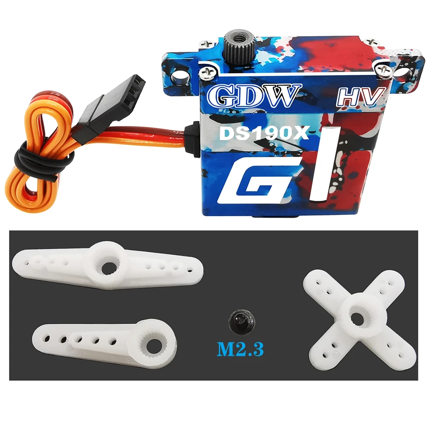 GDW DS190X 11,5 кг крутящий момент металлический корпус стальная шестерня модель самолета самолет с фиксированным крылом планер цифровой сервопривод (art.: 3920cbc24be29) - 3920cbc24be29