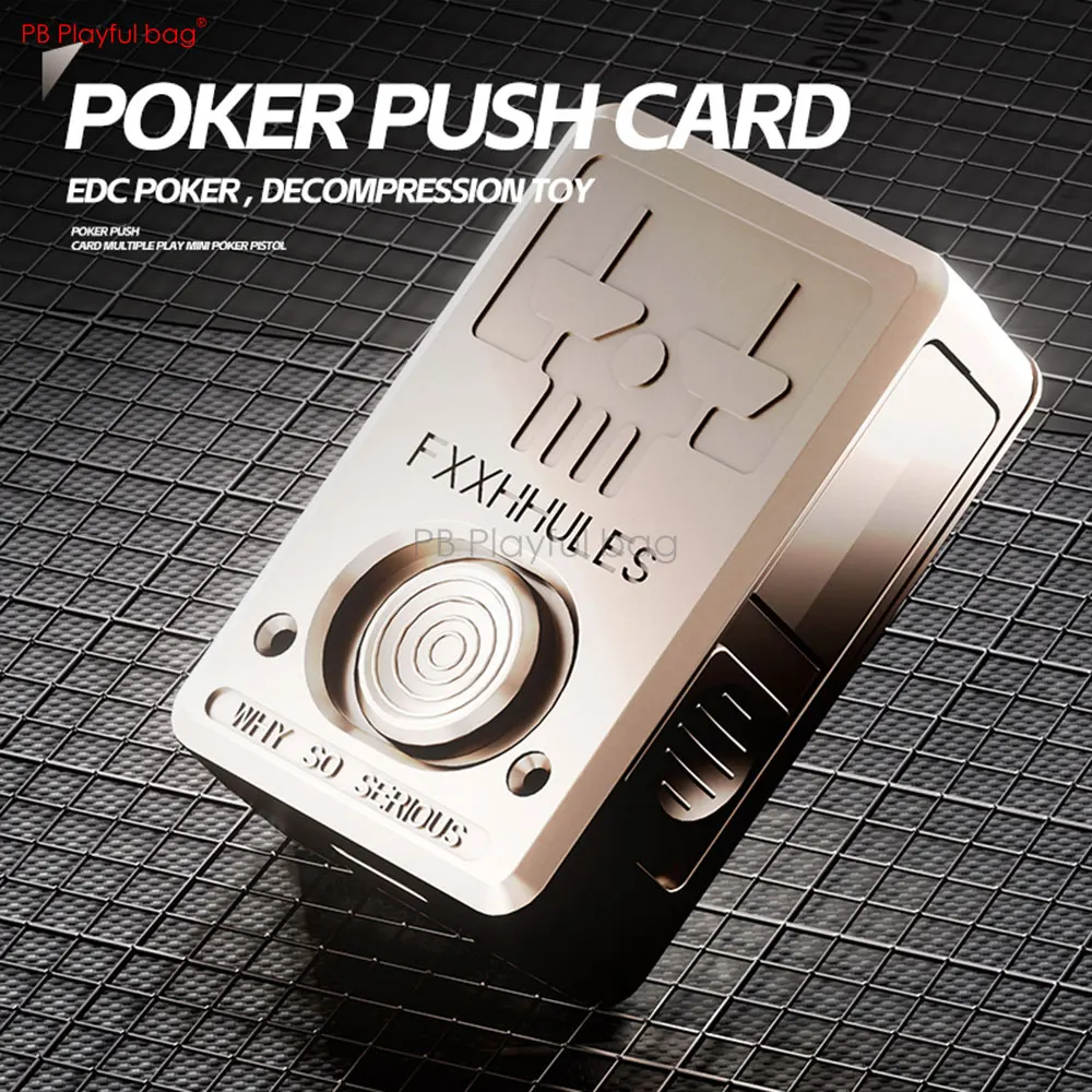 2024 фиджет-слайдер для покера миниатюрный игрушечный пистолет бросания карточка