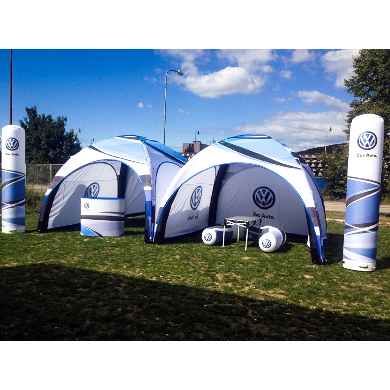 

Custom Inflatable Spider Tent Portable Canopy Four Pillars Type Advertising Marquee for Commercial Event 6x4.2 meters