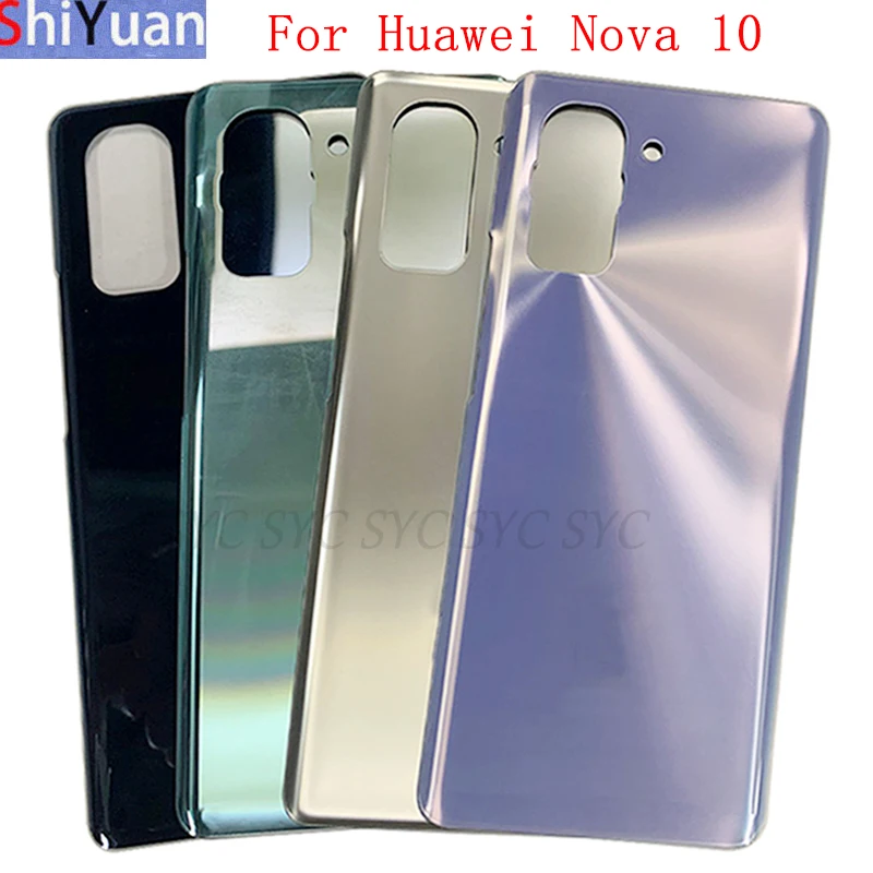 Крышка батарейного отсека для Huawei Nova 10 Pro задняя крышка с логотипом запасные