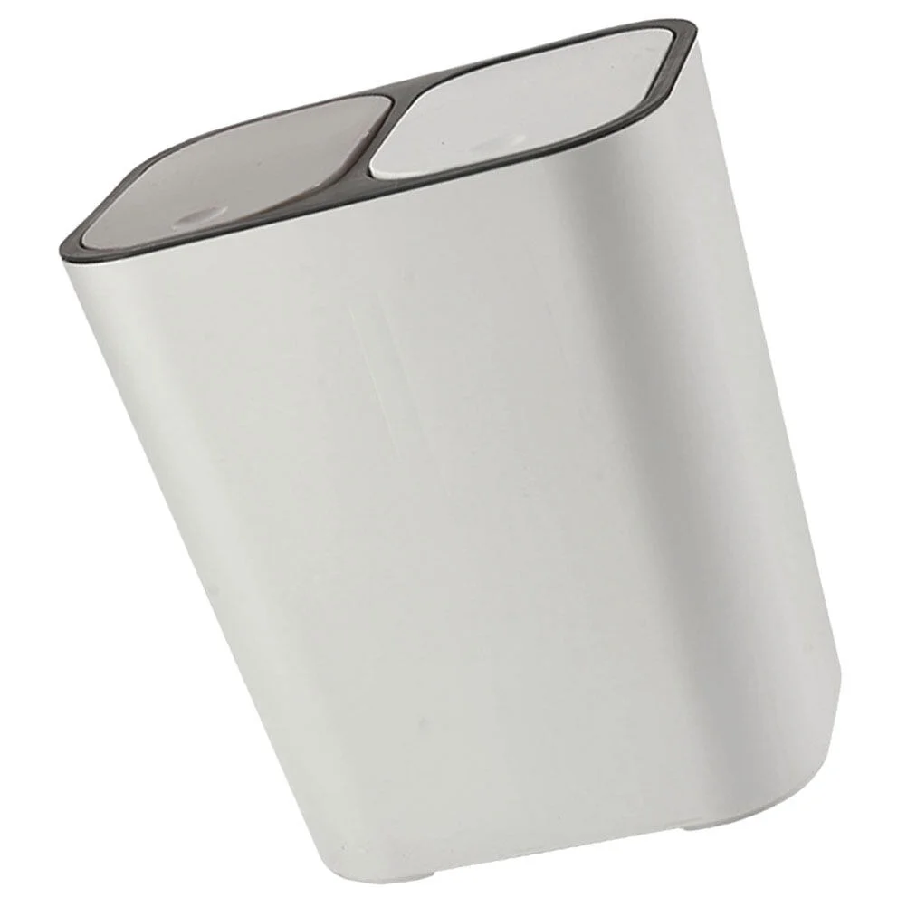 

Trash Can Trash Barrel Dual Compartment Garbage Can Trash Bin for Kitchen Office