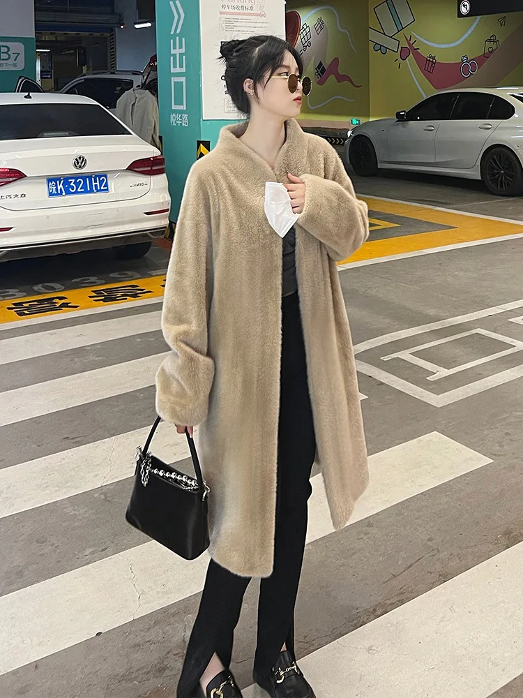 Fall/winter coat fashionable mid-length young coat