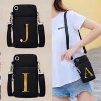 for iphone xs pro max huawei xiaomi universal unisex phone case bag shoulder bag 26 letters print pattern womens bags
