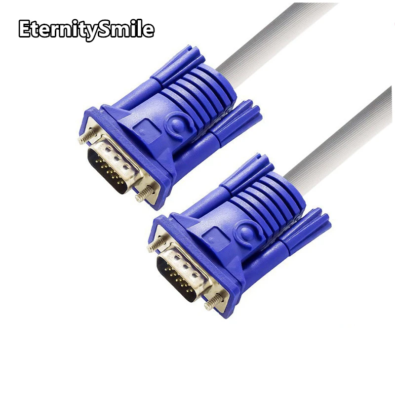 Удлинительный кабель 3 + 4VGA 1,5 м, 3 м, 5 м, 10 м, 1080P, HD 15-контактный кабель «Папа-папа», медный сердечник для ПК, монитора, проектора компьютера