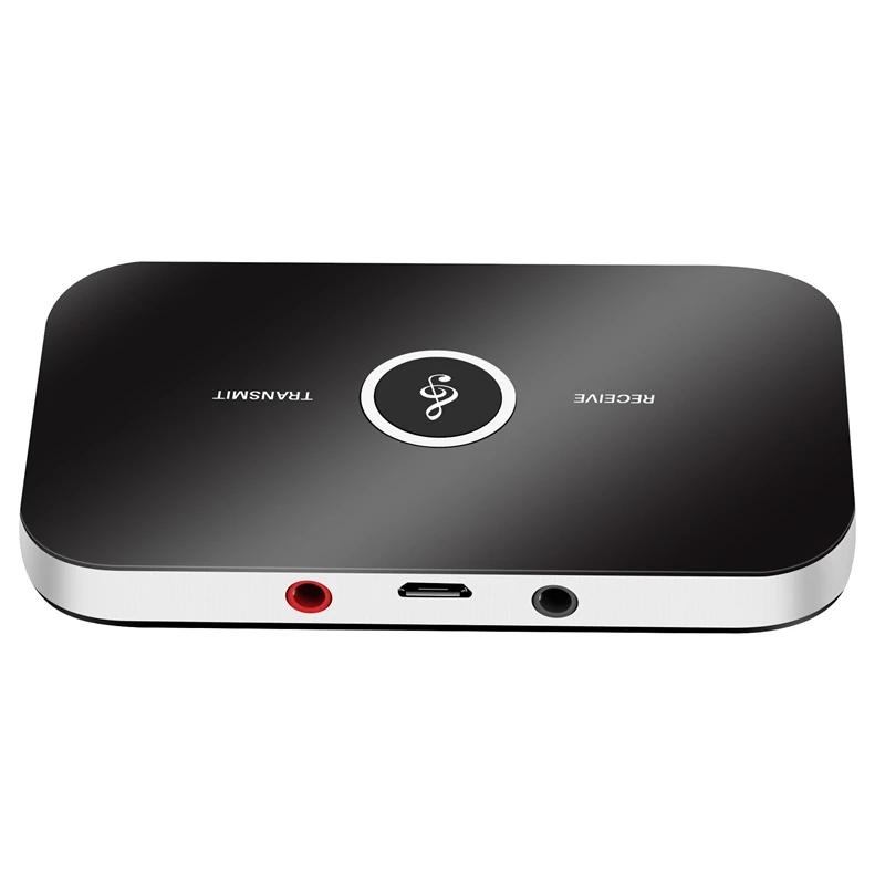 

Bluetooth Audio Adapter-Bluetooth 4.1 Transmitter And Receiver, 2-In-1 3.5Mm Wireless Audio Adapter Car Kit For TV / Home Stereo