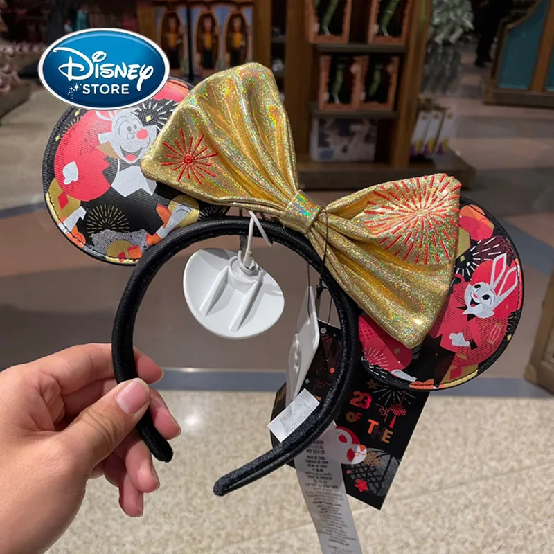 

Повязка на голову «ушки Микки Мауса», из ПУ кожи