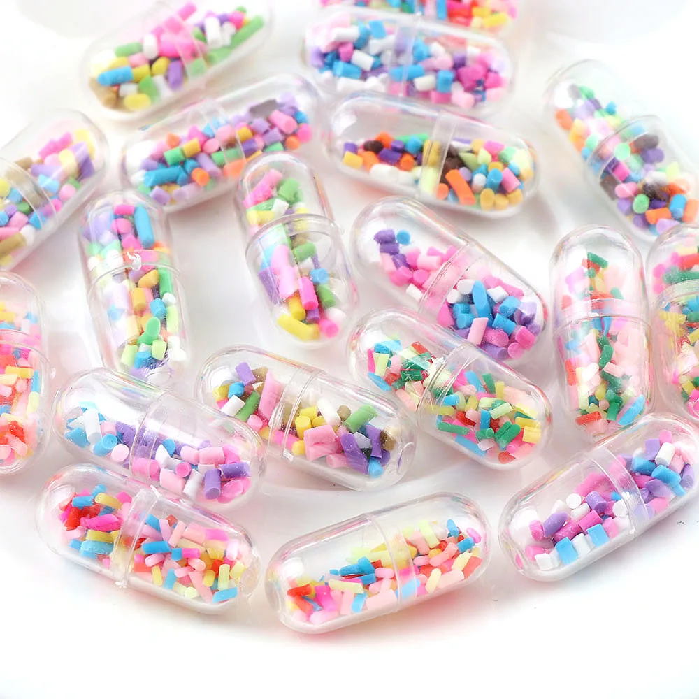 10 шт./партия мини-капсулы для украшения телефона