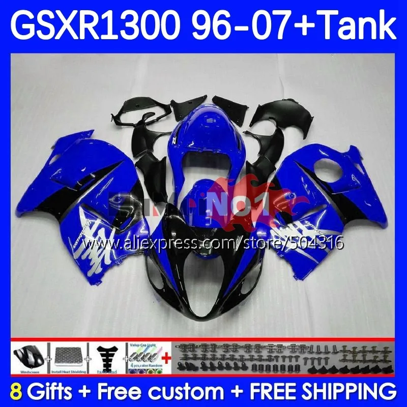 

Hayabusa для SUZUKI GSXR-1300 GSXR 1300 CC 27No.149 GSXR1300 1996 1997 1998 1999 2000 2001 02 03 04 05 06 07 обтекатель глянцевый синий