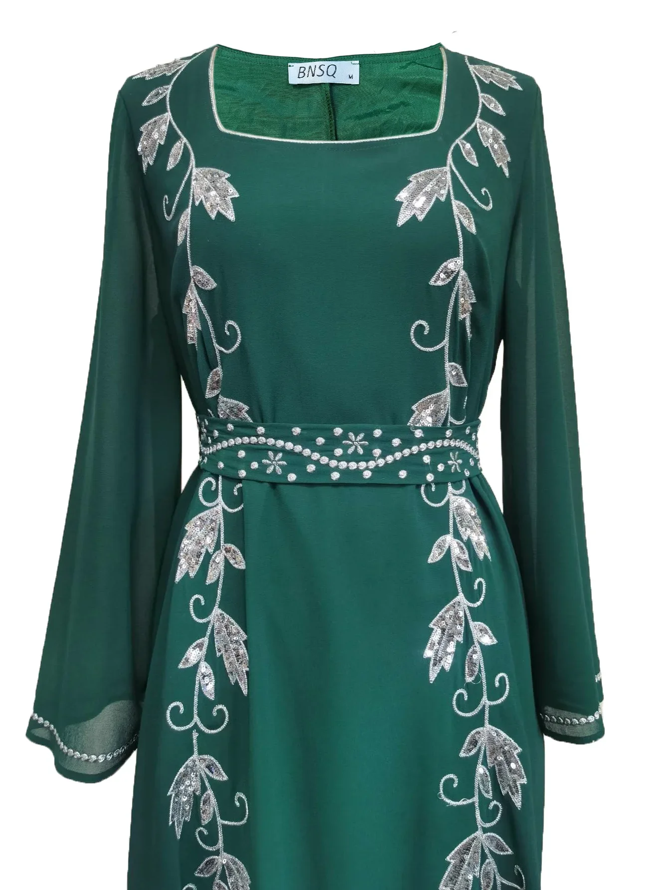 Eid Djellaba мусульманское платье для женщин Jalabiya Abaya с вышивкой Вечерние Vestidos Mujer