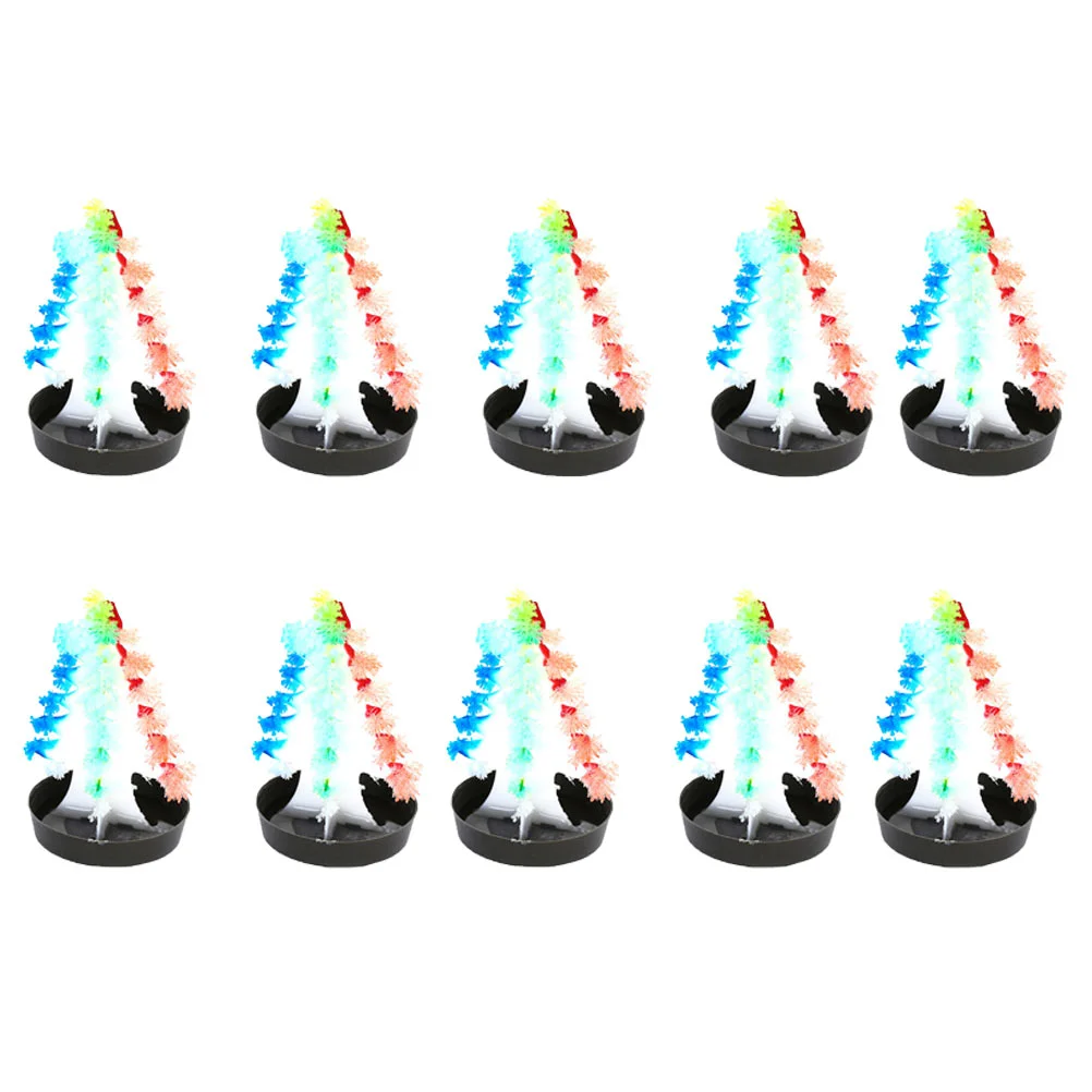 

10Pcs Xmas Paper Tree Blooming Magical Xmas Tree Flowering Fancy Tree Decor
