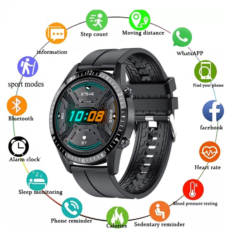 

Водонепроницаемые Смарт-часы I9 Life, Смарт-часы с функцией вызова по Bluetooth, многофункциональный режим, пульсометр, спортивные Смарт-часы для ф...