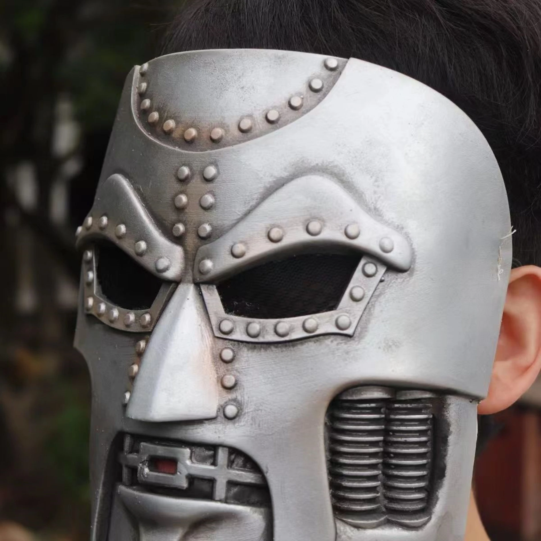 Маска Dr Doom Supervillain Victor von шлем маска на Хэллоуин латексный фантастический костюм