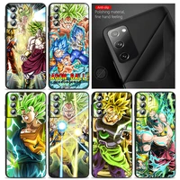 dragon ball super saiyan broly phone case for samsung s22 s21 s20 ultra fe s10 s9 s8 plus 4g 5g s10 edge silicone tpu cover