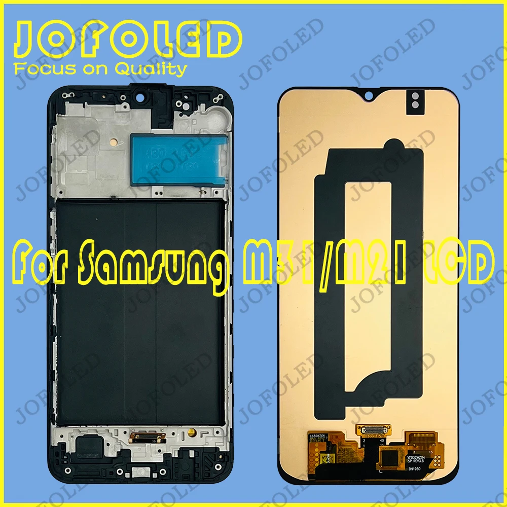 Фото AMOLED для Samsung Galaxy M31 ЖК-дисплей M315F Сенсорный экран для Samsung M31 M30S M30 M21 M305F M307F M215F M315F ЖК-экран №1