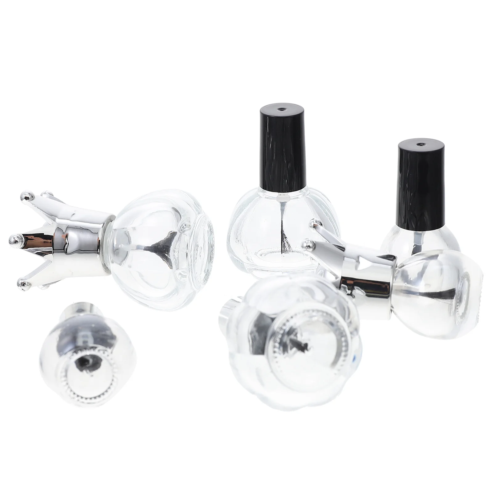 

10 шт., флаконы для лака для ногтей, портативные контейнеры для лака для ногтей, подбутылки (разные цвета)