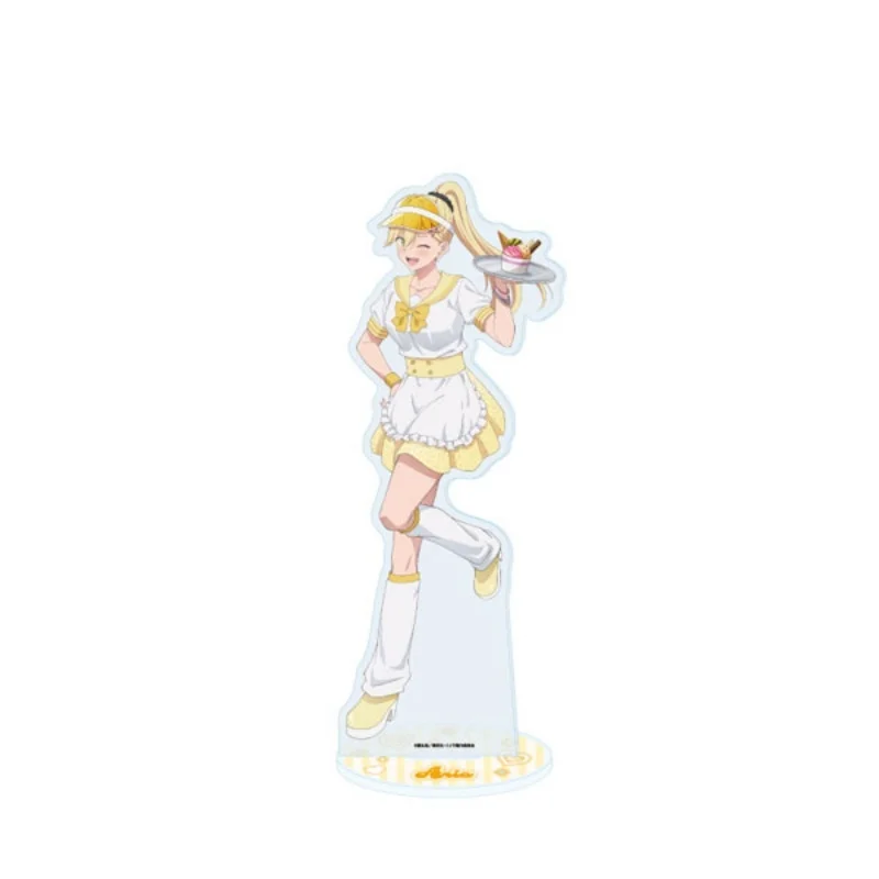 Фото Акриловая фигурка-подставка Anime M2.5 Dimensional Seduction HD, декор для стола, игрушка Масамунэ Окумура, украшение для комнаты, брелок, 15 см №5