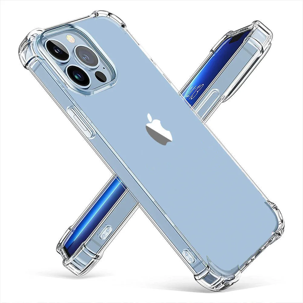 

Clear Shockproof Phone Case For iPhone 14 13 12 11 Pro Max XS Max X XR 8 7 Plus SE 2020 12 13 Mini Silicone Case Back Cover