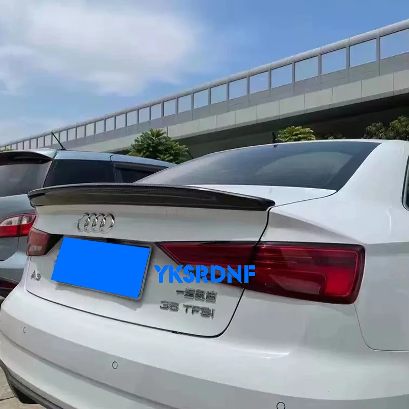 Задний спойлер для AUDI A3 S3 RS3 Limousine 8 в седан из углеродного волокна крыло багажника