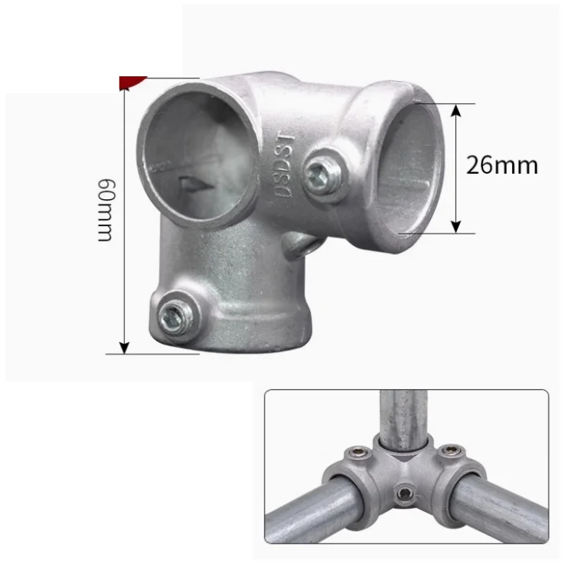 OD 25 мм фитинг для труб соединитель колено тройник плоский соединительный крепеж