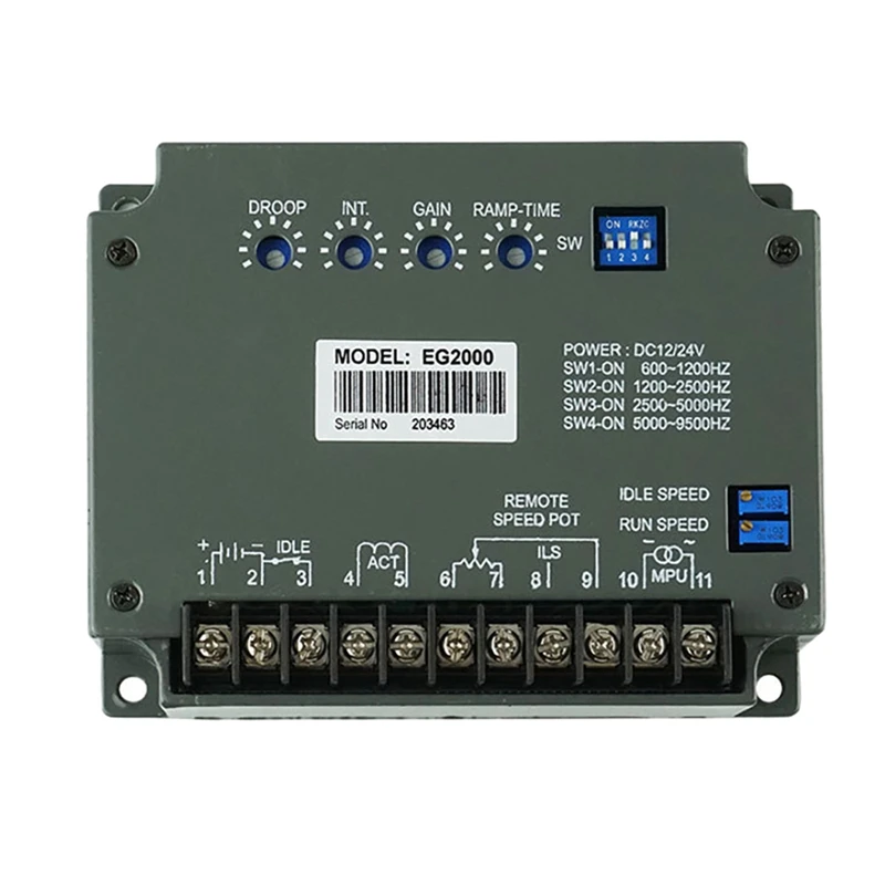 

EG2000 Generator Speed Control Unit Engine Speed Controller Governor Electronic Engine Governor Controller