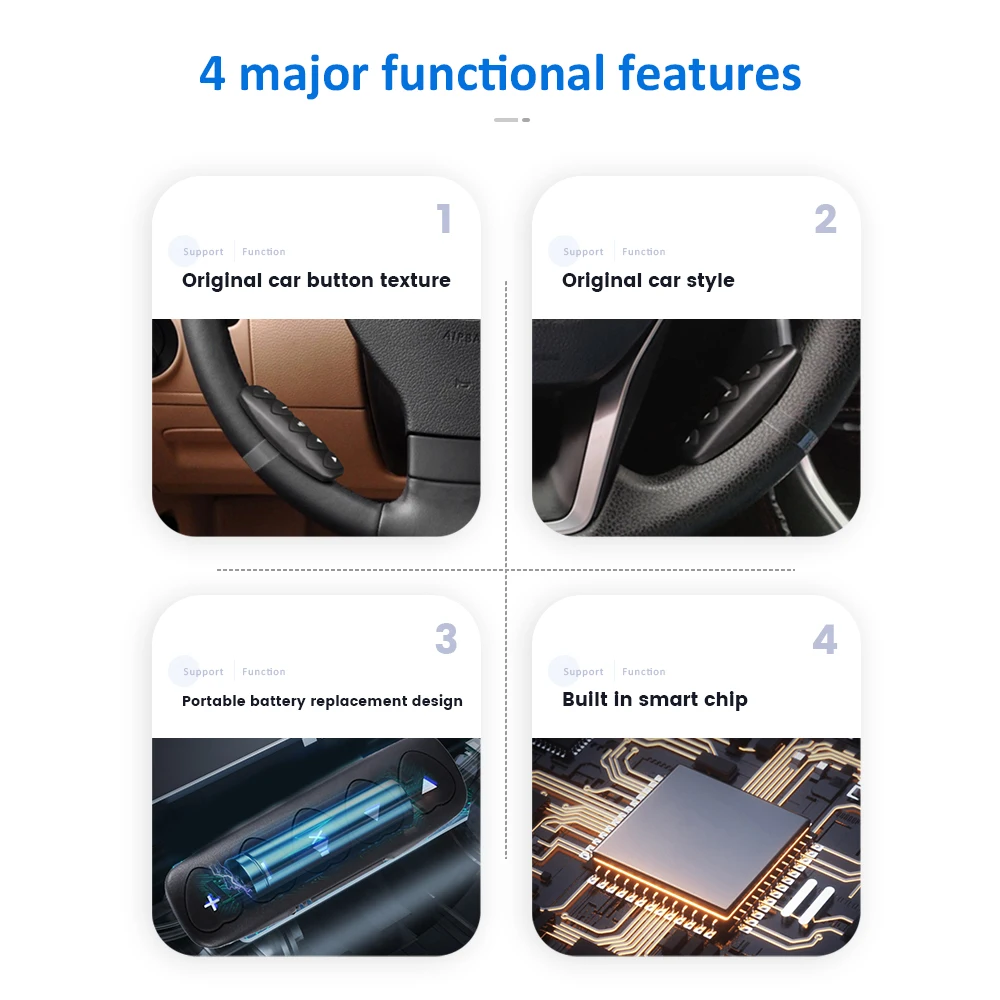 10-клавишный Беспроводной Пульт Дистанционного Управления На Руле Для