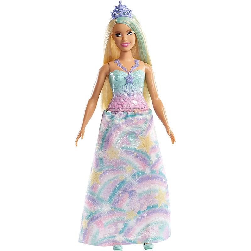 

Оригинальные куклы Принцессы Барби Dreamtopia, 12-дюймовое платье принцессы, Коллекционная модель, набор кукол для вечеринок, игрушки для детей ...