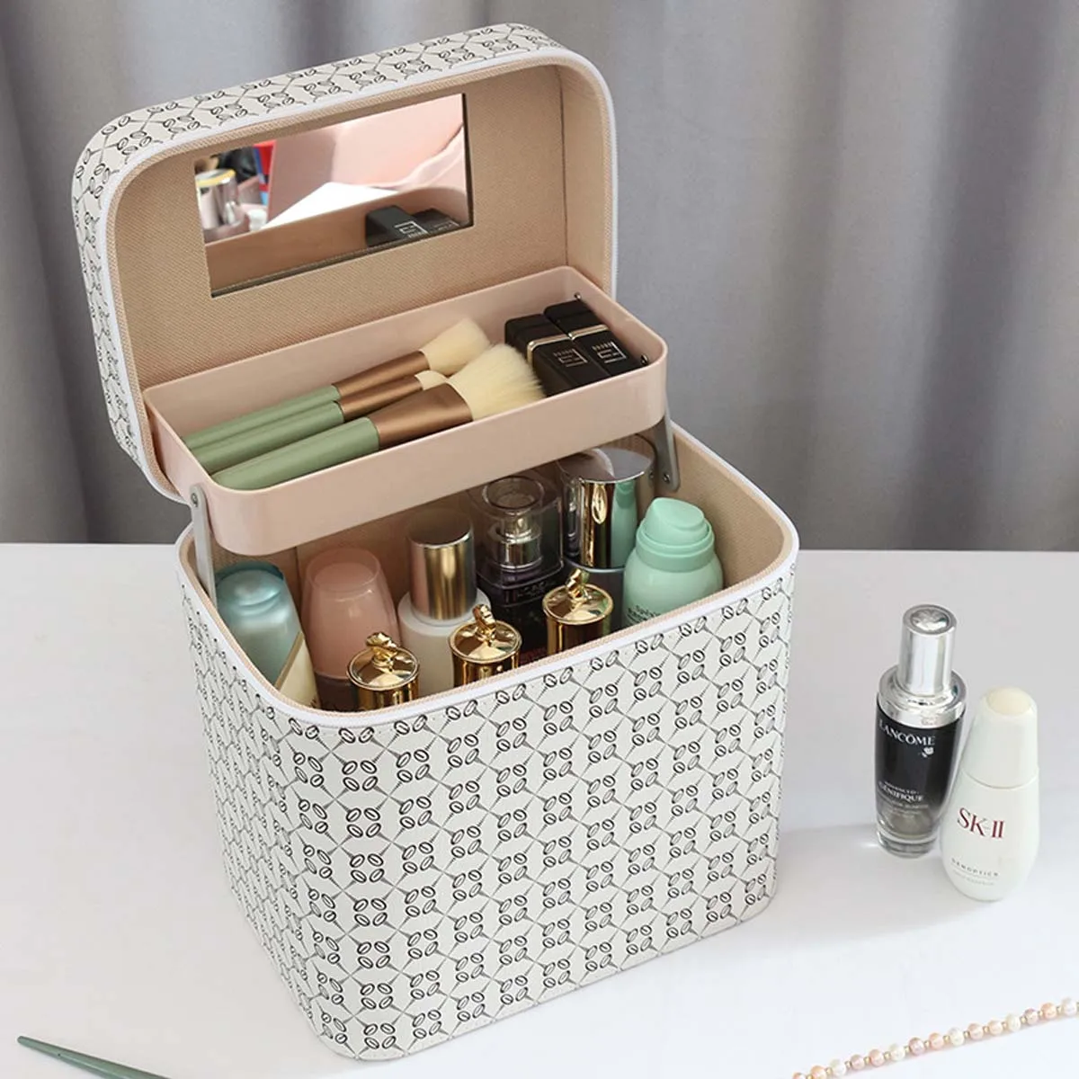 Улучшенная женская косметичка портативная вместительная сумка для хранения