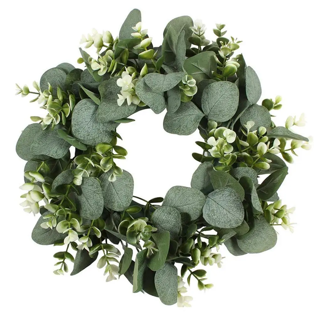 

New Christmas Olive Leaf Eucalyptus Leaf Garland Christmas Party Decorations Ornaments