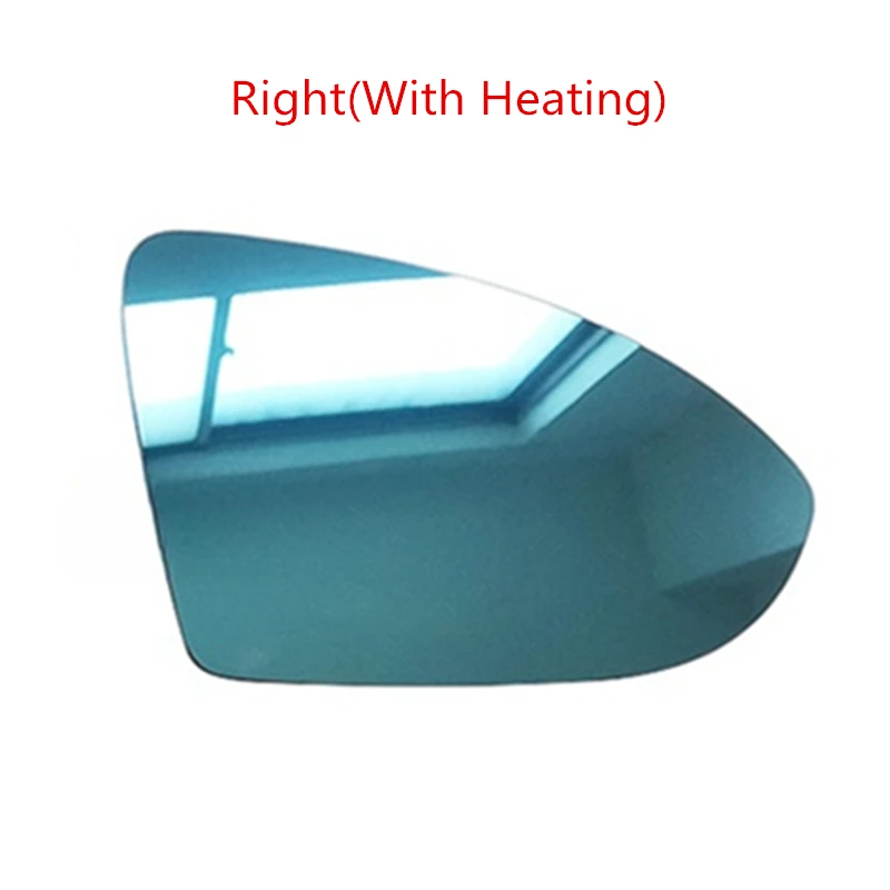 

Стекло бокового зеркала для VW Golf 7 MK7 GTI R-line Touran 2016-2021 Jetta MK7 Модель США 2019-2023 Синяя линза зеркала заднего вида с подогревом