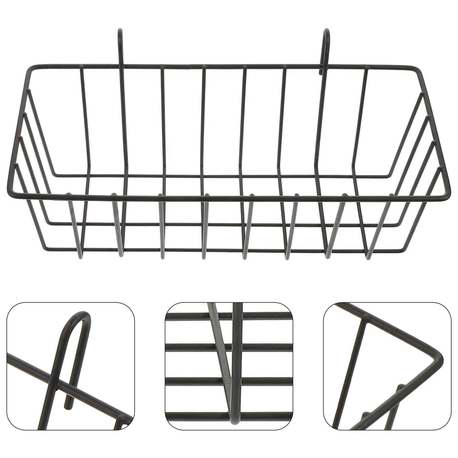 

2 Pcs Food Rack Pet Cage Racks Small Containers Rabbit Bite-resistant Hay Design Wrought Iron Guinea Feeder