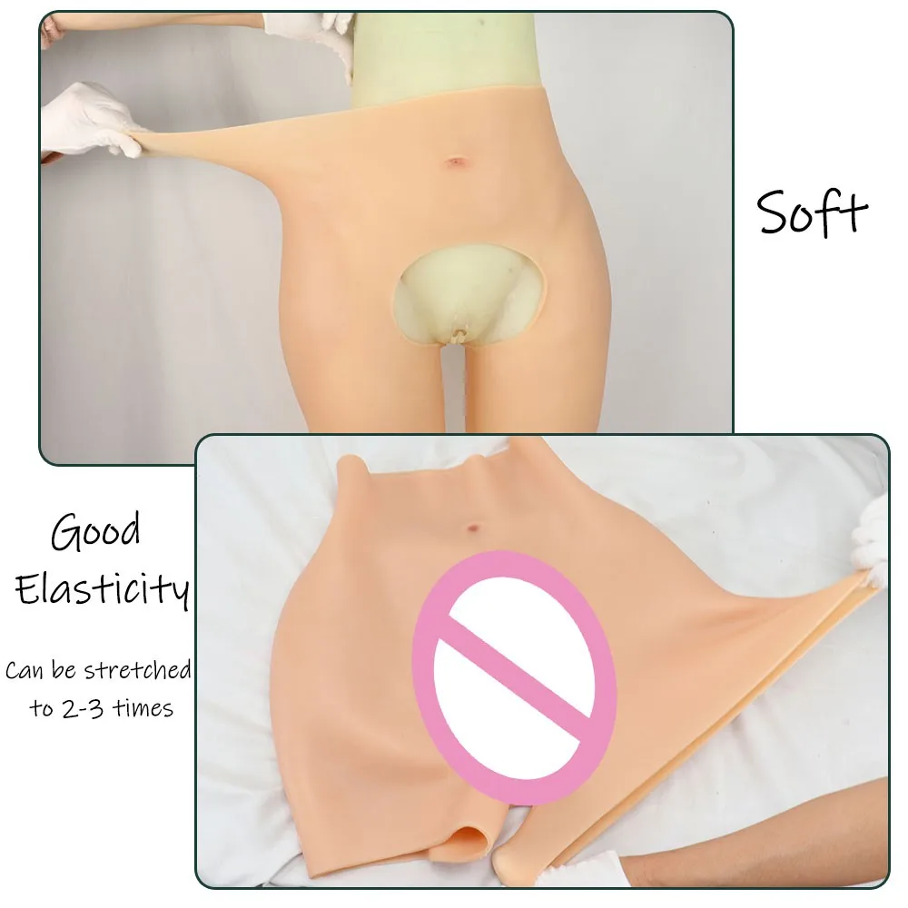 Silicone Butt Enhancement Padded Panties Big Hips Up Buttocks Underpants 0.3/0.48/0.63/1 Inch Hips Dark Color