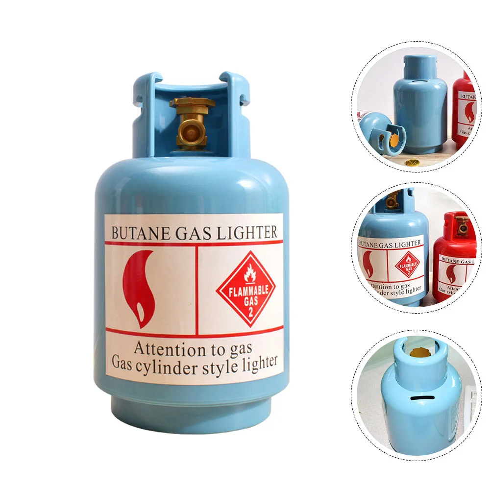 

Simulation Gas Bottle Metal Piggy Bank Money Saving Pot Cartoon Kids Money Banks Resin Coin Bank Ps Novelty Coin Bank Baby