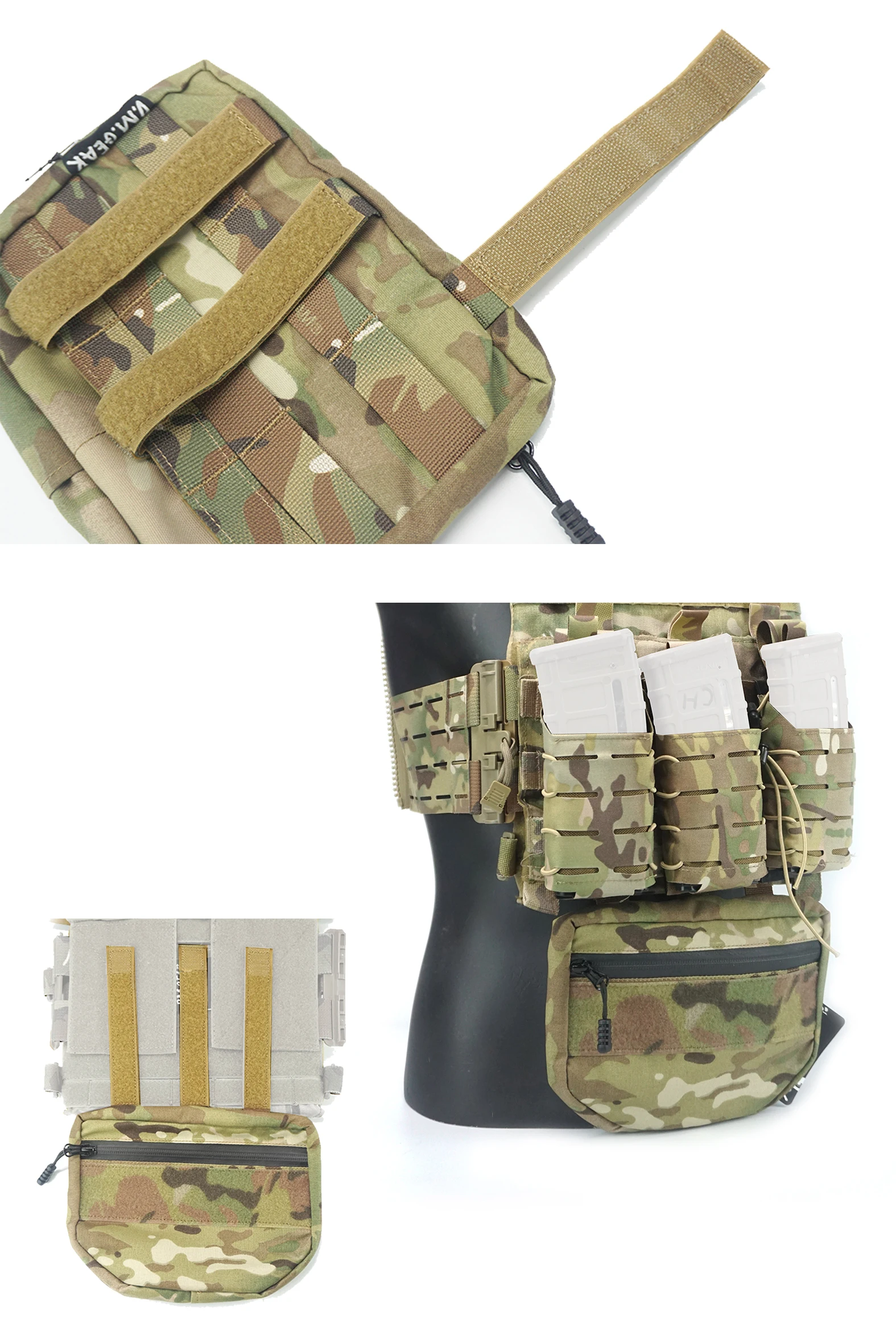Outdoor Sports MOLLE Dual Purpose Tactical Sundry Bag Abdominal Bag JJ Bag General Most Vest