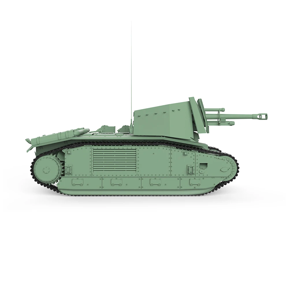 SSMODEL SS664 1/350 1/700 набор военной модели Франция 105 leFH18B2 самоходный пистолет