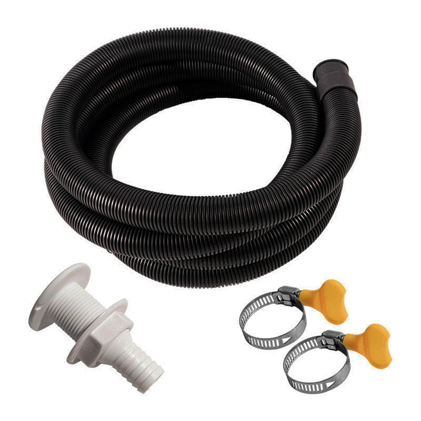 

6.5ft Liquid Bilge Pump Hose Durable Flexible Thru Hull Fitting Boat Accessories Kitchen Basin Kink Proof Marine Portable