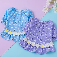 daisy dress dog clothes summer pet sweet thin for dog clothes small costume french bulldog cute soft girl ropa para perro