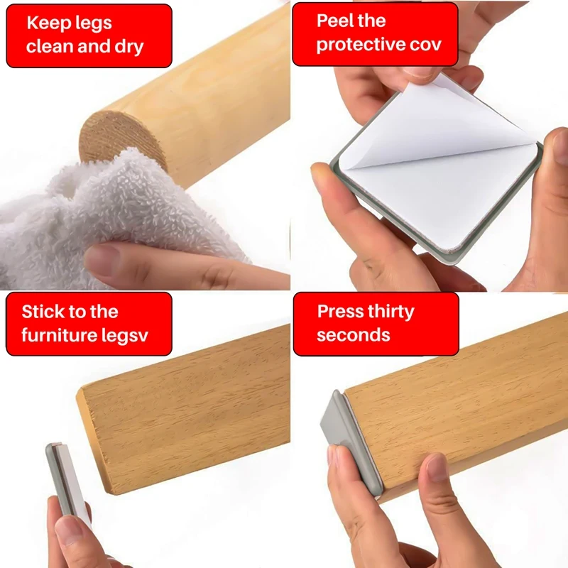 Squer Furniture Sliders Reusable Glider Moving Pad For Easily Heavy On The Floor Carpet Surface