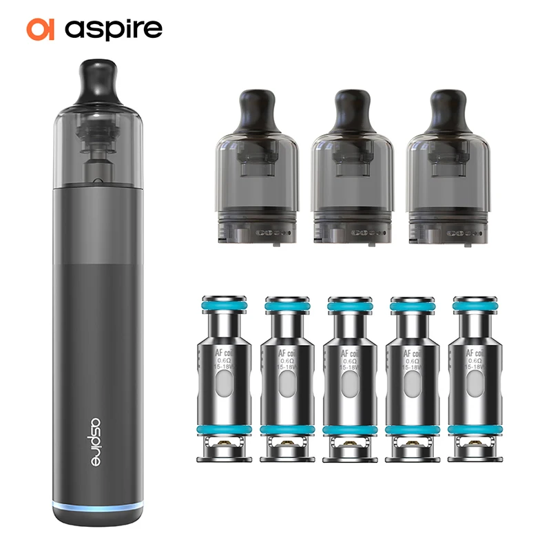 

E-cigarette Aspire Flexus Stik Kit Plus 3 Pods 5PCS 0.6/1.0 Mesh Coils Vape Mod Pod System Electronic Cigarettes Smoking E-cig