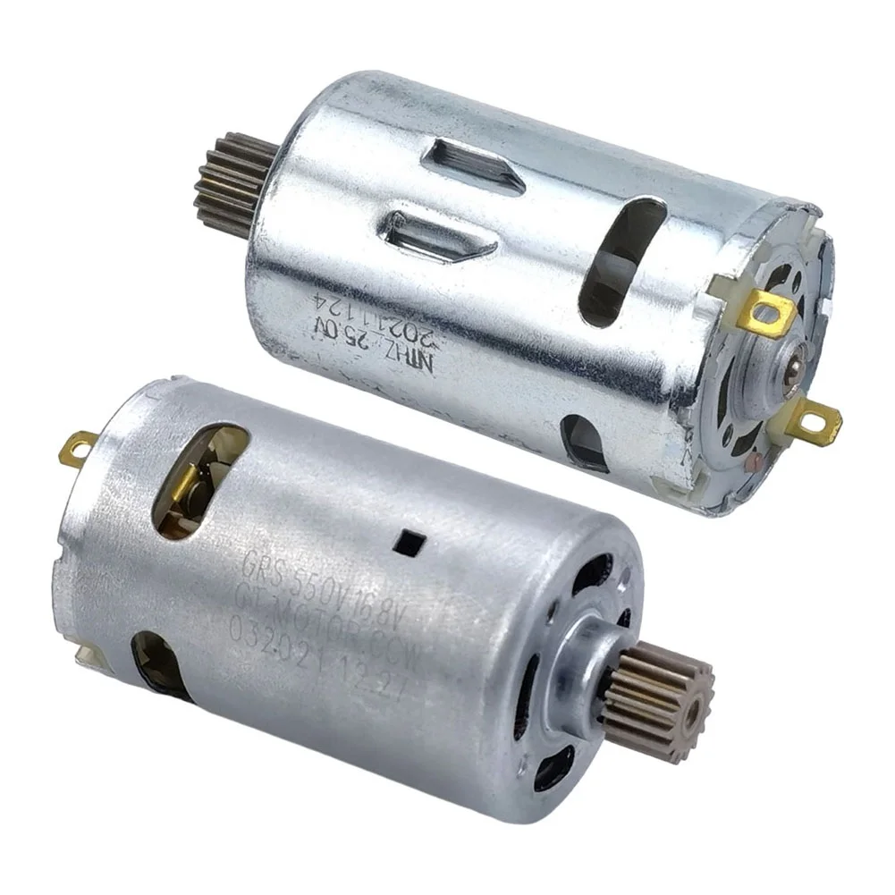 Двигатель RS550, 16 зубьев, 16,8 в, 25 в,-об/мин