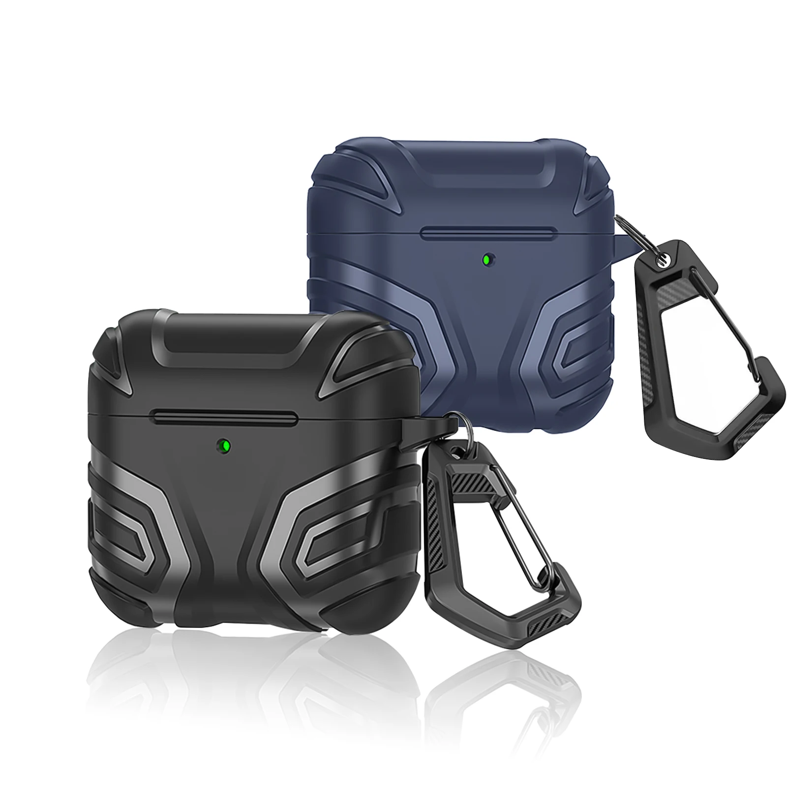 Чехол для AirPods 4 (2024 USB-C) чехол наушников из ТПУ с карабином защитой от потери 4-го