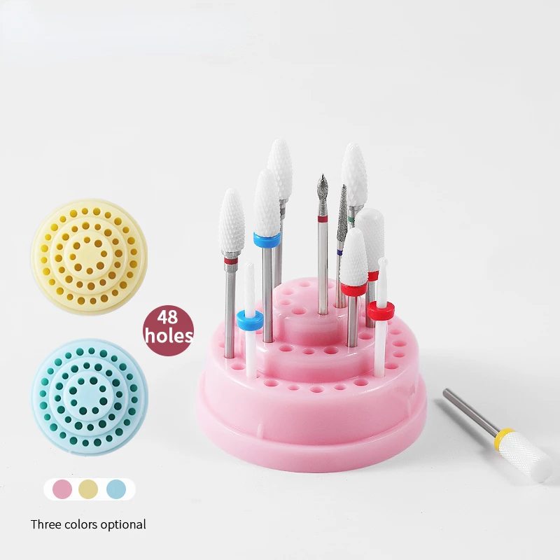 

Подставка-органайзер для маникюрных инструментов, 48 отверстий
