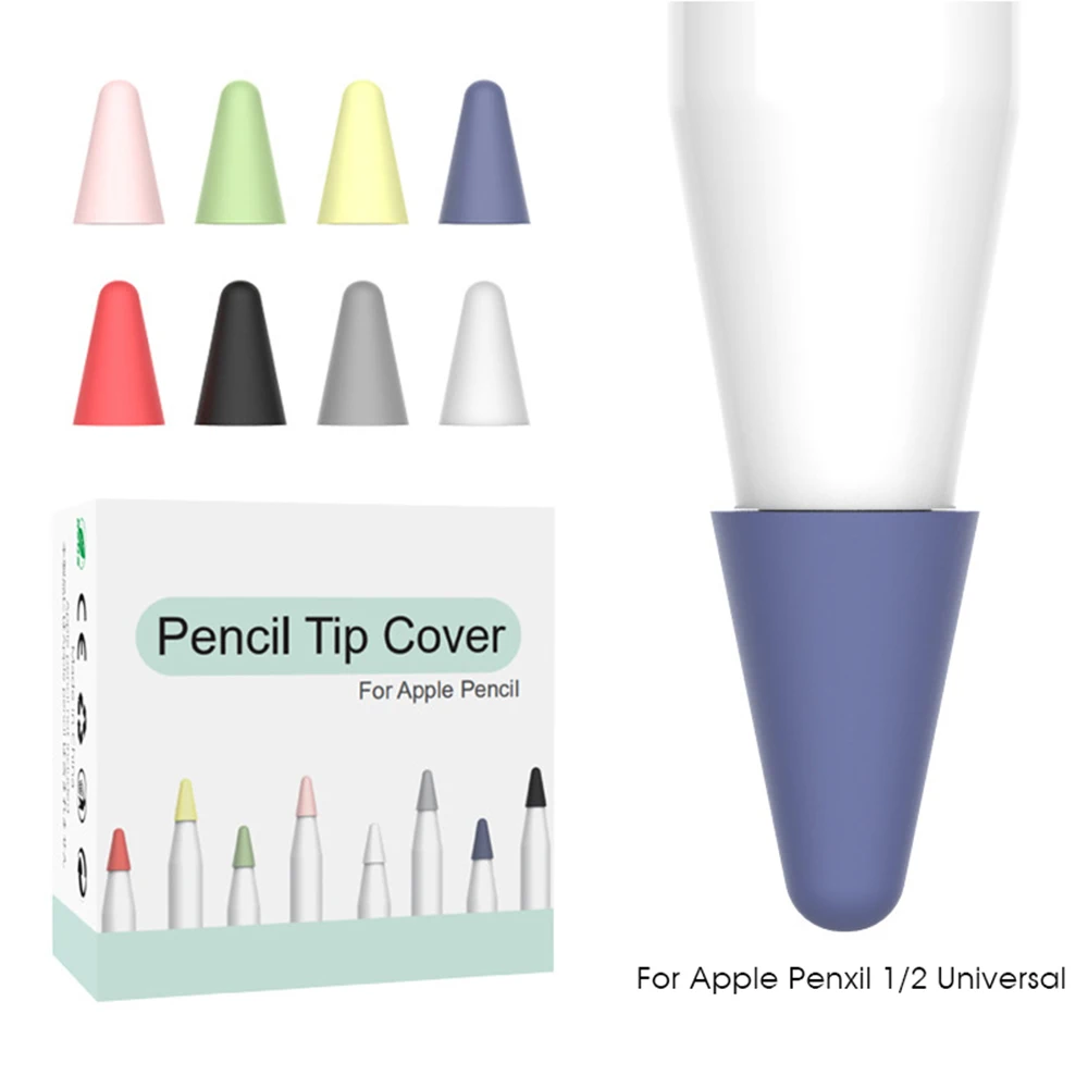 

Защитный чехол с наконечником для карандаша apple применимо к 1/2 поколению Универсальный мягкий силиконовый рукав для пера карандаша Apple