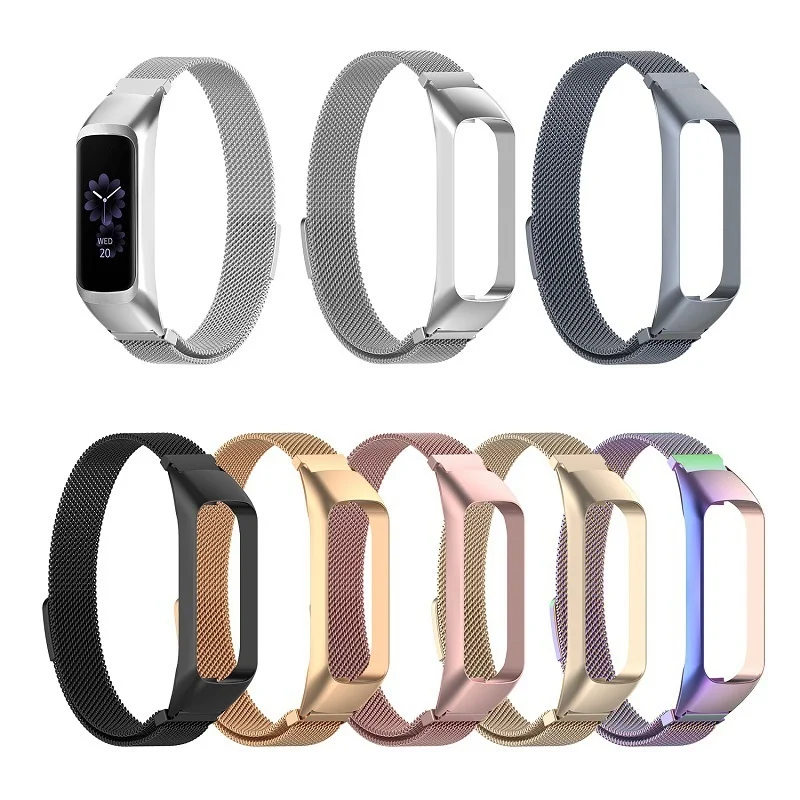 Подходит для смарт-браслета Samsung Galaxy fit2 металлический ремешок браслет из