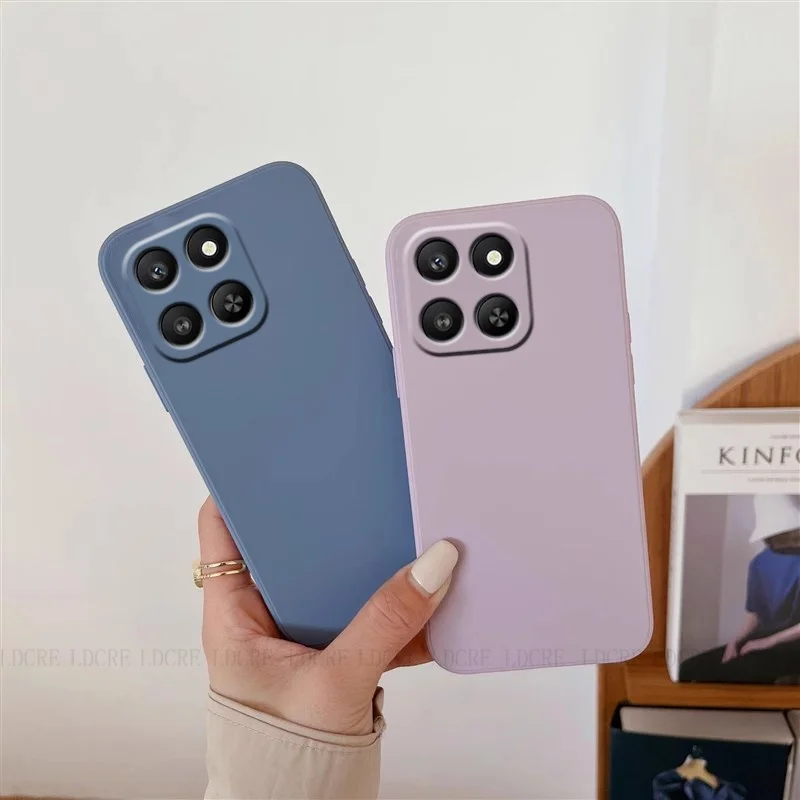Фото Чехол для смарт-чехла Honor 400, чехол для Huawei Honor 400 Smart Capas, бампер, жидкий силикон, противоударный мягкий чехол из ТПУ, Honor 400 Smart №2
