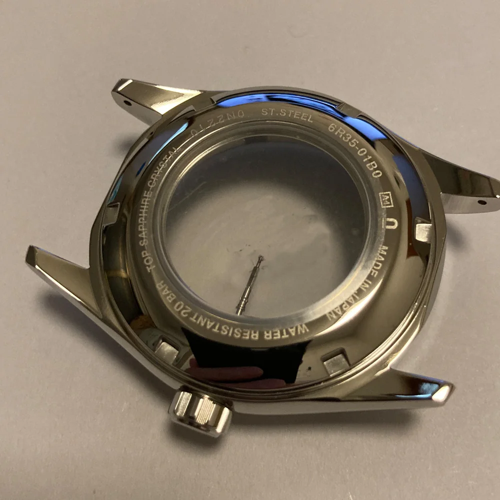 Watch Mod Parts 38mm Stainless Steel Watch Alpinist SPB155/SBDC115 Case Sapphire Glass Suitable For NH35/36 Automatic Movement